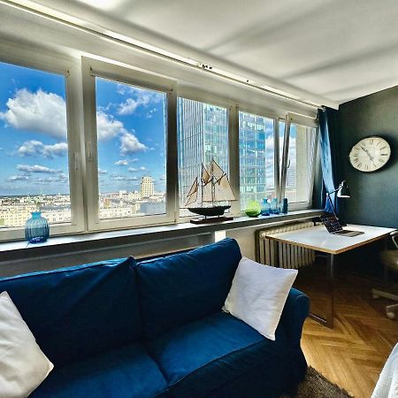 Super Apartament White Warszawa 2X Metro Scisle Centrum Wifi 300 Mbs New ภายนอก รูปภาพ