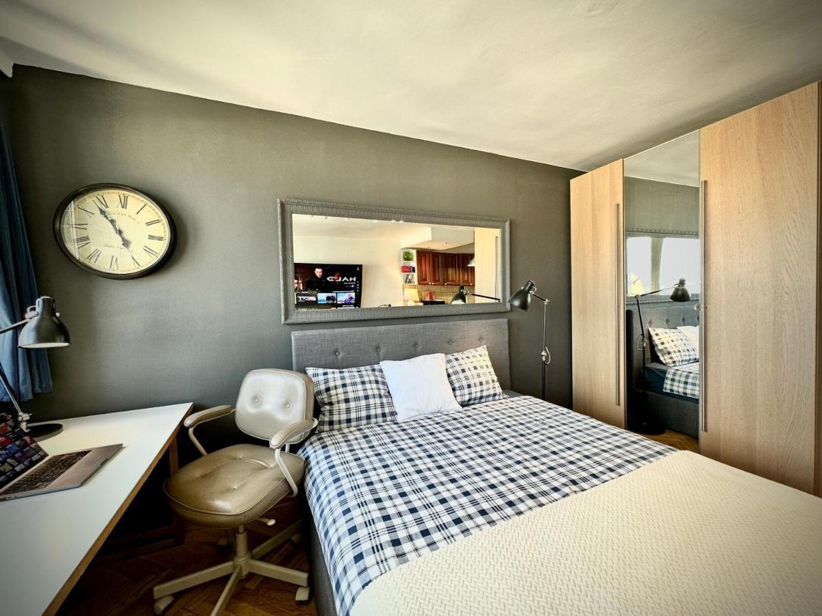 Super Apartament White Warszawa 2X Metro Scisle Centrum Wifi 300 Mbs New ภายนอก รูปภาพ