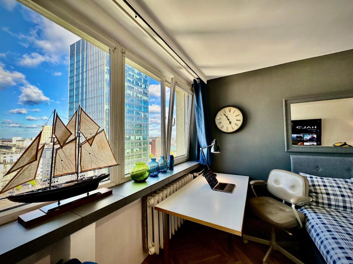 Super Apartament White Warszawa 2X Metro Scisle Centrum Wifi 300 Mbs New ภายนอก รูปภาพ
