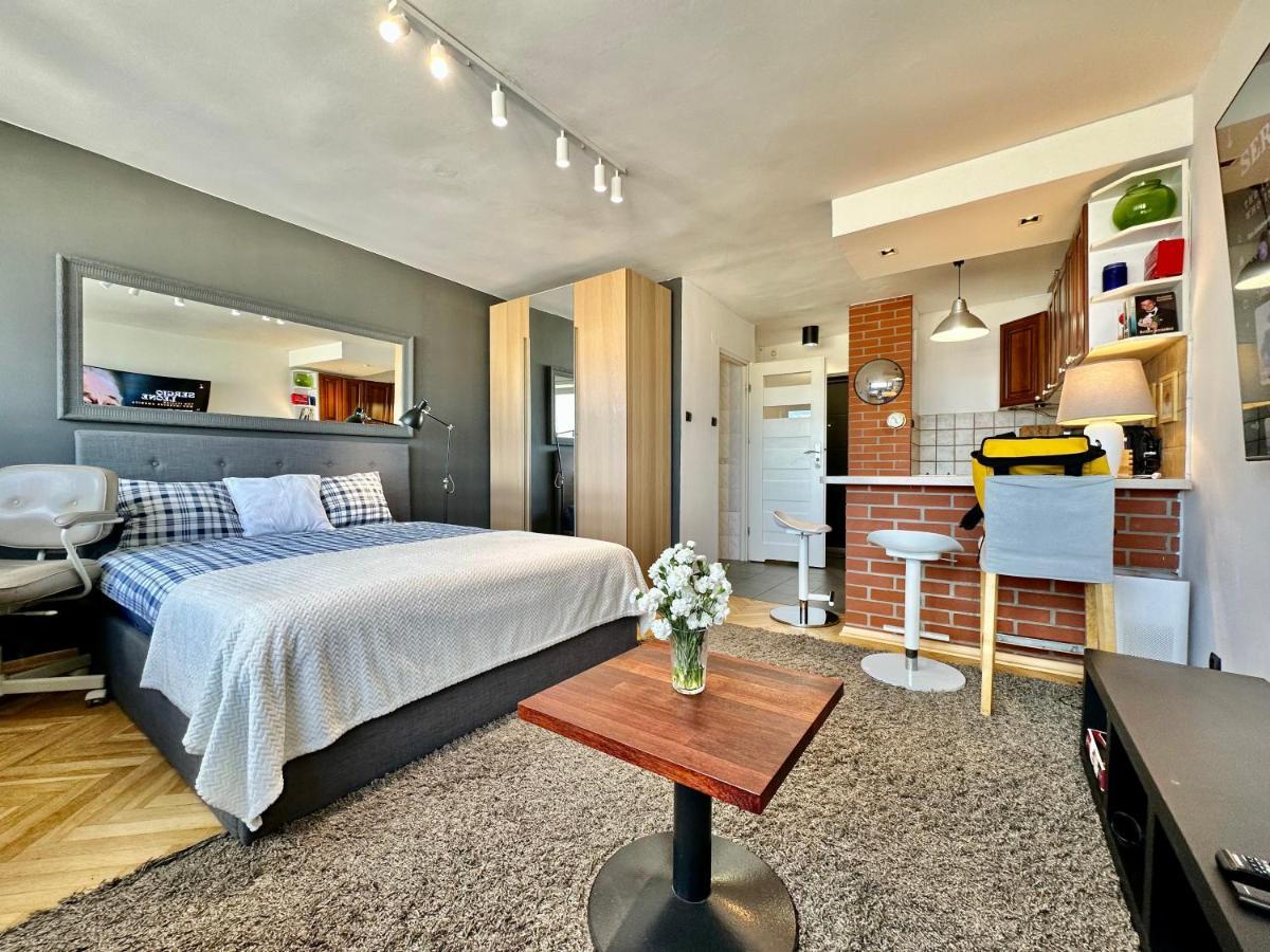 Super Apartament White Warszawa 2X Metro Scisle Centrum Wifi 300 Mbs New ภายนอก รูปภาพ