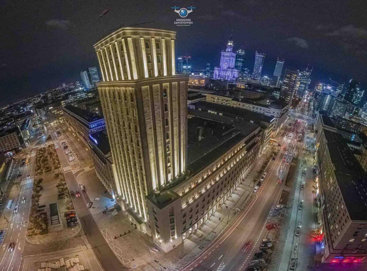 Super Apartament White Warszawa 2X Metro Scisle Centrum Wifi 300 Mbs New ภายนอก รูปภาพ