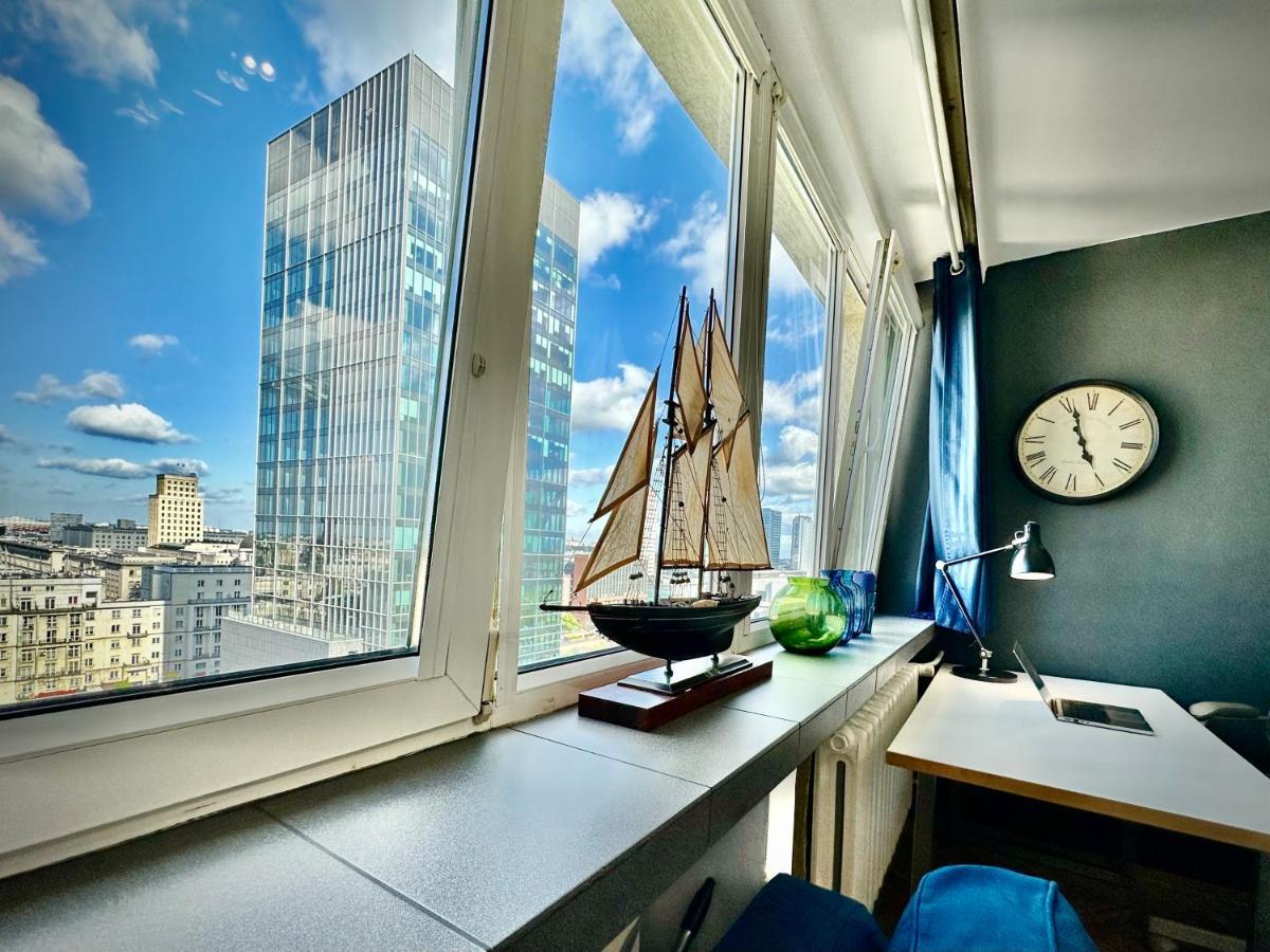 Super Apartament White Warszawa 2X Metro Scisle Centrum Wifi 300 Mbs New ภายนอก รูปภาพ