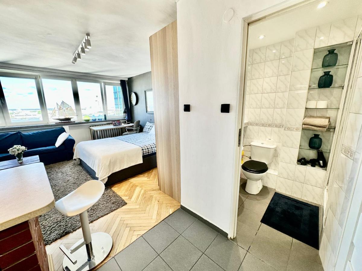 Super Apartament White Warszawa 2X Metro Scisle Centrum Wifi 300 Mbs New ภายนอก รูปภาพ