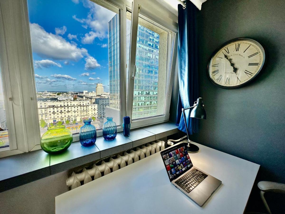 Super Apartament White Warszawa 2X Metro Scisle Centrum Wifi 300 Mbs New ภายนอก รูปภาพ