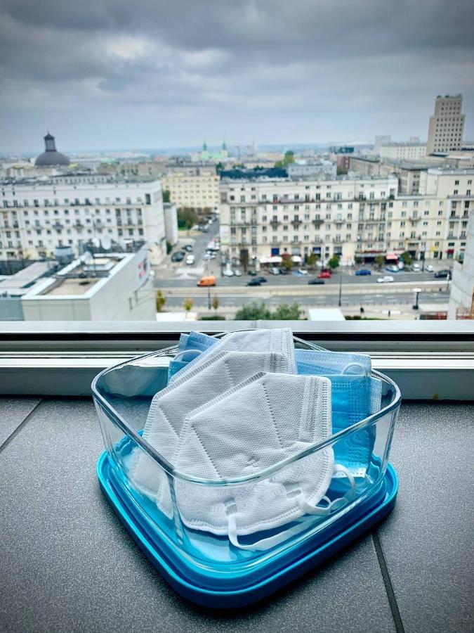 Super Apartament White Warszawa 2X Metro Scisle Centrum Wifi 300 Mbs New ภายนอก รูปภาพ