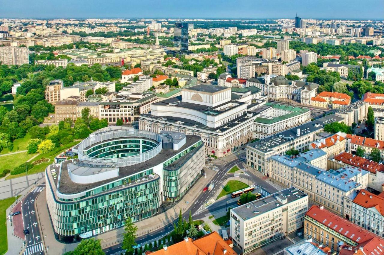 Super Apartament White Warszawa 2X Metro Scisle Centrum Wifi 300 Mbs New ภายนอก รูปภาพ