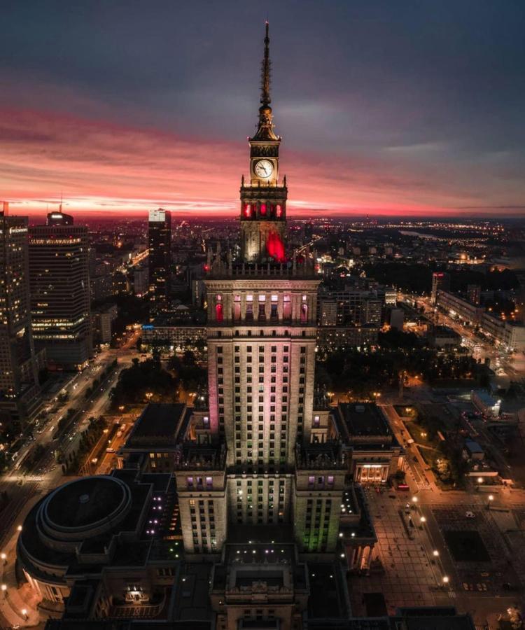 Super Apartament White Warszawa 2X Metro Scisle Centrum Wifi 300 Mbs New ภายนอก รูปภาพ